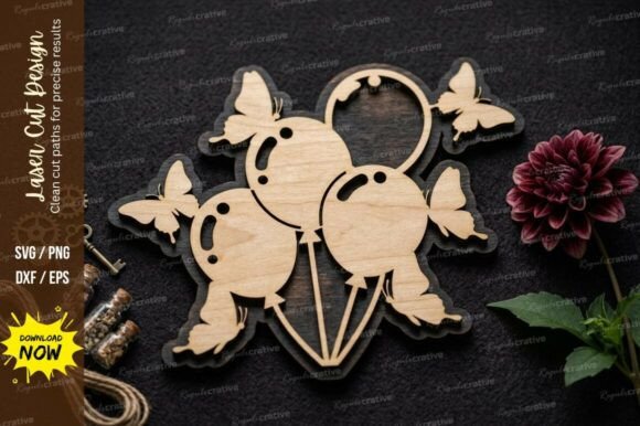 Create Magical Kids' Decor with Precision Laser Cut SVGs